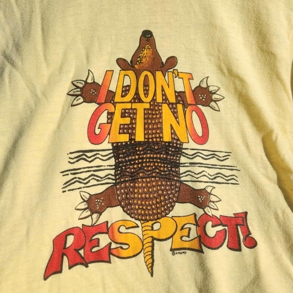 Vintage 1970s/1980s Single Stitch "I Don"t Get No Respect" Joke Tee (XS/S) - Picture 1 of 2